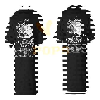 Volleyball Pops Leopard Pops Volleyball Player T-Shirt | Mazezy