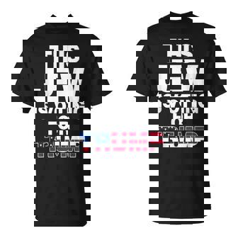 Votante Judío De Trump Republicano Israel Donald Trump 2024 Camiseta unisex - Regaloses