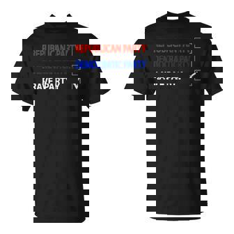 I Vote Rave Party House Music T-Shirt | Mazezy