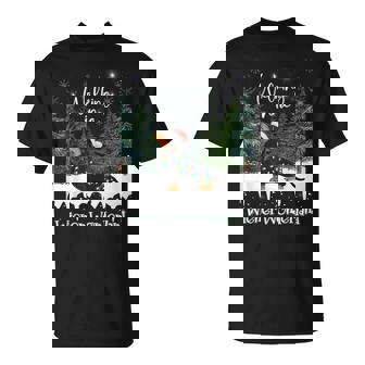 Walking In A Wiener Wonderland Dachshund T-Shirt | Mazezy