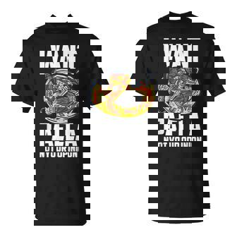 I Want Paella Not Your Opinion スペインのパエリア Tシャツ - Kawaiitshirt