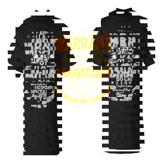Warrants Officer Not A Magician Warrants Officer T-Shirt | Mazezy