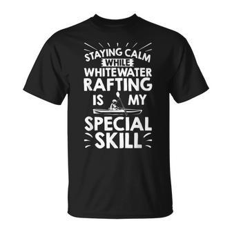 Water Kayaker White Water Paddler White Water Rafting T-Shirt | Mazezy
