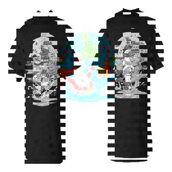 Water Polo Santa Snowman Christmas Tree Kids T-Shirt | Mazezy