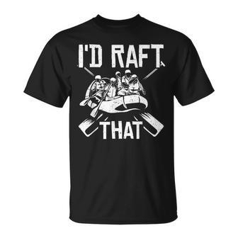 Water Rafter White Water Kayaking White Water Rafting T-Shirt | Mazezy