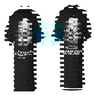 Waterfall Explorer Nature Scene Photographer Journey T-Shirt | Mazezy