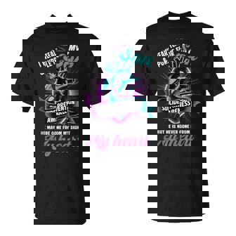 I Wear Teal And Purple For My Son Suicide Prevention Support Tank Top T-Shirt | Mazezy