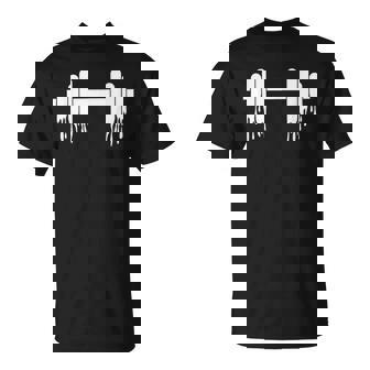 Weightlifting Barbell Weightlifter Strength Training T-Shirt | Mazezy