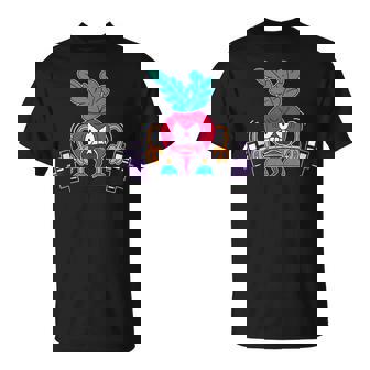 Weightlifting Radish Gym Workout Vegan Sportsman Tank Top T-Shirt | Mazezy