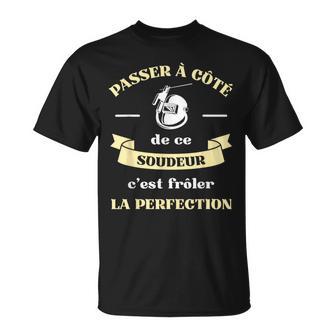 Welder Perfection Humor Welding Man Boilermaker T-Shirt | Mazezy