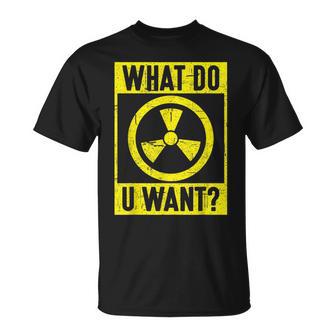 What Do U Want 原子力エンジニア Tシャツ - Kawaiitshirt