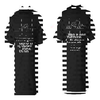 When The Flag Drops Car Guy Racer Auto Mechanic Racer T-Shirt | Mazezy