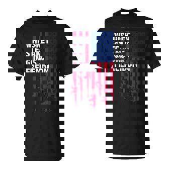 Whiskey Guns Freedom Wild Rooted Faith Family Nature T-Shirt | Mazezy