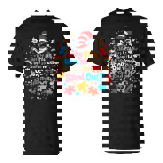 Why Fit In Autism Awareness For Teacher Doctor Cat Hat Cool T-Shirt - Thegiftio