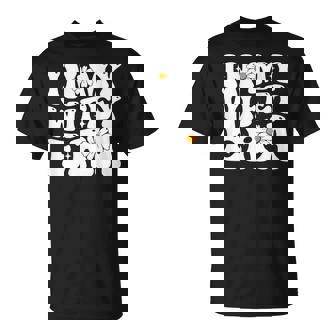 In My Wifey Era Retro Daisy Groovy 70s Style On Back T-Shirt | Mazezy