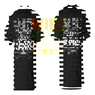 Wild About Reading Librarian Teacher Student Reading Lover T-Shirt - Thegiftio