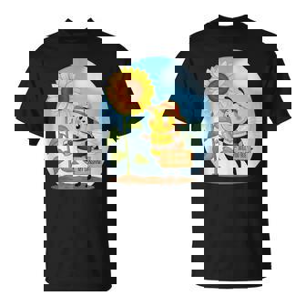 Will You Bee My Sunshine Cute Bee And Sunflower Tank Top T-Shirt | Mazezy