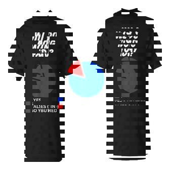 Will I Do Mooing Today Sarcastic Pie Chart Cow Impersonation T-Shirt | Mazezy