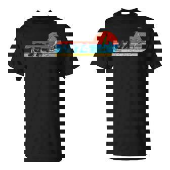 Windsurfer Board Surf-Sail Vintage 1974 Birthday Windsurfing T-Shirt | Mazezy