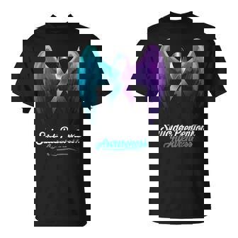 Wings For Suicide Prevention Awareness Mental Health Support Tank Top T-Shirt | Mazezy