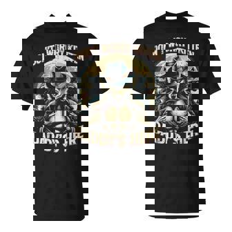 Wolf Dont Worry Kitten Daddys Here Meme Cringe Men Women Kid T-Shirt | Mazezy