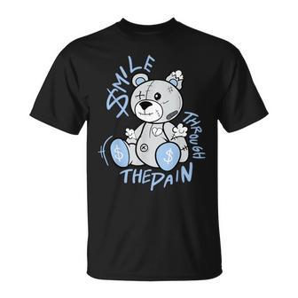 Wolf Grey Ice Blue Graphic Match T-Shirt - Thegiftio UK