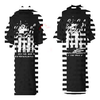 Women's Baseball Nana Crazy Proud Always Loud Nana Baseball T-Shirt - Monsterry