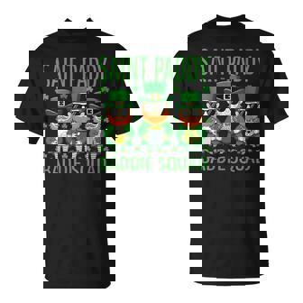 Women's Saint Paddy Baddie Squad Leprechauns Group T-Shirt - Thegiftio