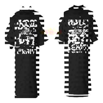 World's Best Locksmith Floral Locksmithing Lock Pickers T-Shirt | Mazezy