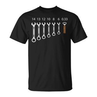 Wrench ボトルオープナー ビールメカニックシャツ Tシャツ - Kawaiitshirt