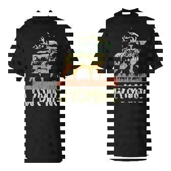 Wyoming Vintage 70S 80S Graphic Cool Nature T-Shirt | Seseable FR