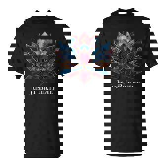 Yoga Lotus Flower Zen Buddhism Buddhist Buddha Meditation T-Shirt - Thegiftio