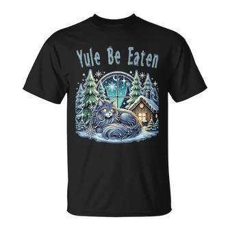 Yule Be Eaten Yule Christmas Cat Jolakotturinn Icelandic Tank Top T-Shirt | Mazezy