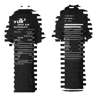 Yuuki 栄養成分表示 Tシャツ - Kawaiitshirt