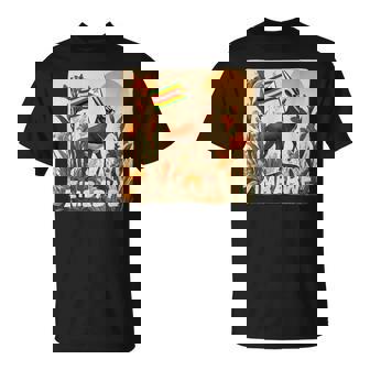 Zimbabwe Animal Costume For Gazelle Lovers T-Shirt | Mazezy