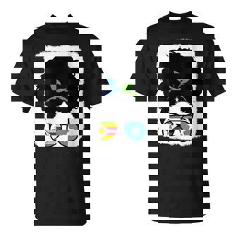 Zimbabwe And Somalia Mix Half Zimbabwean Half Somali Roots T-Shirt | Mazezy