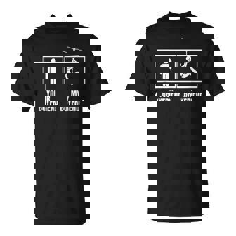 Ziplining Your Boyfriend My Boyfriend Zipline T-Shirt | Mazezy