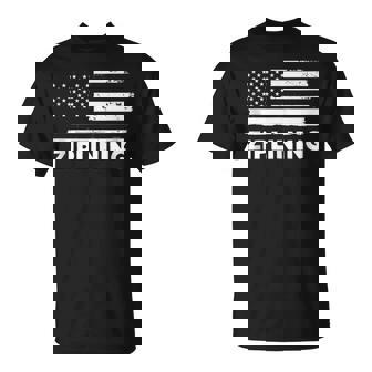 Ziplining Life USA Flag Patriotic Sports Tank Top T-Shirt | Mazezy