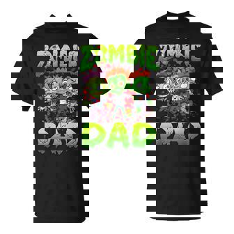 Zombie Dad Halloween Costume Family Matching T-Shirt - Thegiftio