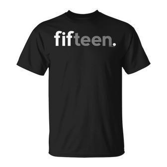 Zum 15 Geburtstag Für Nager Jungen Geschenkidee Fifn T-Shirt - Geschenkecke