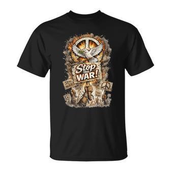 ¡Alto A La Guerra Paz Antiguerra No A La Guerra Camiseta unisex - Regaloses