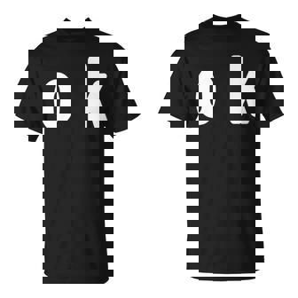 「Ok」面白い デザイン 語録 ネタ おもしろ 漢字 Ok Tシャツ - Kawaiitshirt