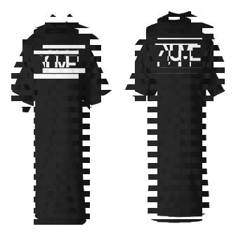 「Yume」ヘボン式「ゆめ」「ユメ」下の名前 ローマ字 名入れ 名乗り ラテン文字 綴り Tシャツ - Kawaiitshirt