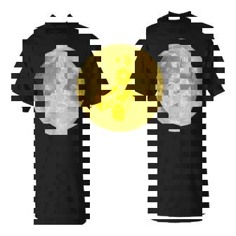 うさぎ星人 On The Yellow Moon Tシャツ - Kawaiitshirt