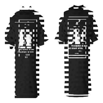 おったま Ah 元素デザイン おもしろ理系 サプライズ要素 42 ナンバー グラフィック Tシャツ - Kawaiitshirt