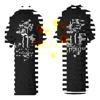 かわいいひまわり その私の101歳の誕生日 101歳の誕生日 Tシャツ - Kawaiitshirt