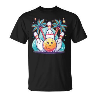 かわいいボウリングアート I キッズボウリング Tシャツ - Kawaiitshirt