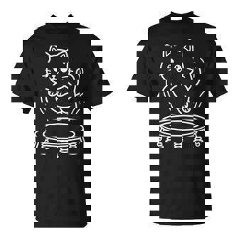 かわいい猫トランポリンシンクロナイズド・トランポリン Tシャツ - Kawaiitshirt