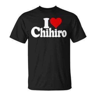 にハートのちひろの名前が大好き 長袖tシャツ Tシャツ - Kawaiitshirt