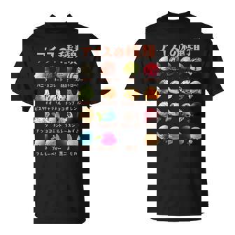 アイス 種類 面白いtシャツ おもしろ 食べ物 デザート メンズ 面白い 服 ネタ グッズ 文字tシャツ 長袖tシャツ Tシャツ - Kawaiitshirt